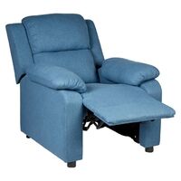 Erika Navy Blue Adult Recliner Sofa Chair Blue Lounge Couch Armchair Furniture