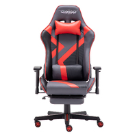 Gaming Office Chair Racing Executive Footrest Computer Seat PU Leather Recliner