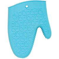 Wiltshire Classic Silicone Oven Mitt Glove Hot Oven Surface Handler - Blue