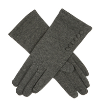 Dents Women's Touchscreen Mid-Arm Thermal Gloves - Charcoal - One Size