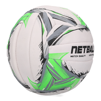 Century Size 5 Netball Hand Stitched Net Ball Match Quality - White