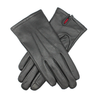 Dents Womens 3 Point Classic Glove Sheepskin Leather - Black