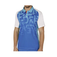 Head Ari Boys Sports Polo Top Shirt T-Shirt Tennis - Blue/White