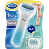 SCHOLL Velvet Smooth Electronic Foot File Care System Wet & Dry Hard Skin