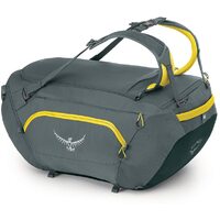 Osprey BigKit Duffel Bag Backpack Gym Travel  - Lightning Grey
