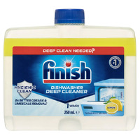 Finish Dishwasher Deep Cleaner Liquid Soap Grease Remover 250mL - Lemon