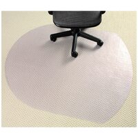 Marbig Office Chair Mat Carpet Hard Floor Protector PVC Protection - 124cm (L) x 99cm (W)