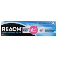 Reach 120g Toothpaste 8 in 1 Benefits Fresh Mint