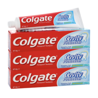 4x Colgate 160G Toothpaste Maximum Cavity Protection Blue Minty Gel
