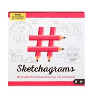 Mattel Games GDG28 Sketchagrams Sketching Charades - 3 to 6 Playes - Ages 14+