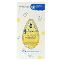 JOHNSON'S 200mL BABY WASH SENSITIVE TOUCH  TOP TO TOE