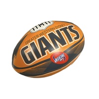GWS Giants AFL Footy 8" Soft Touch Stress Ball Football