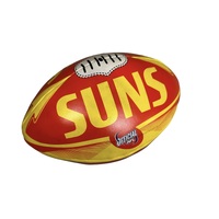 Gold Coast Suns AFL Footy 8" Soft Touch Stress Ball Football