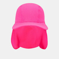 Zoggs Kids Sun Legionnaires Hat Waterproof w Neck Flap UPF 50+ - Pink - One Size