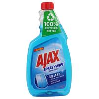 Ajax Spray n' Wipe Triple Action Glass Cleaner Refill 500mL
