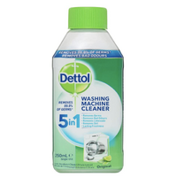 Dettol Washing Machine Cleaner Odor Eliminator Single Use 5 In1 Original 250ml