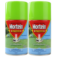 Mortein Outdoor Fly & Mosquito Automatic Spray Refill Value Pack (2 x 154 G)