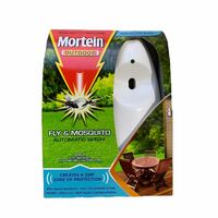 Mortein Auto Outdoor Mosquitoes System w Refill & Batteries Mozzie Repellant
