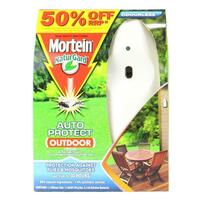 Mortein NaturGard Auto Outdoor Mosquitoes System w Refill & Batteries Mozzie