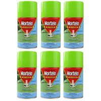 6x Mortein Naturgard Auto Protect Outdoor Odourless System Refill - 154g