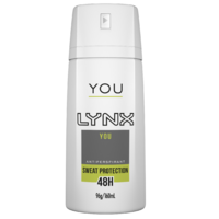 Lynx You 48H Sweat Protection Antiperspirant Deodorant 96g / 160ml  