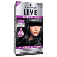 Schwarzkopf Live Salon Gloss Colour Vibrancy & Shine - 1-0 Coffee Black