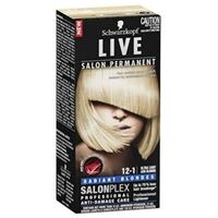 Schwarzkopf Live Salon Permanent Hair Colour - 12-1 Ultra Light Ash Blonde