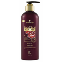 Schwarzkopf Bio-Tech Radiant Shampoo + Colour Locking Minerals Pomegranate 500ml