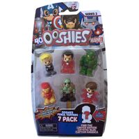 Ooshies Marvel Series 2 Action Figures Pen Toppers - 1 Pack of 7 Pencil Toppers