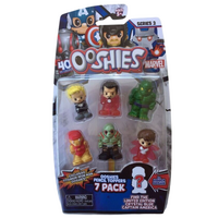 Ooshies Marvel Series 2 Pencil Toppers Action Figures - 1 Pack of 7