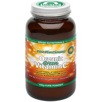 Green Nutritionals Green Vitamin C 100g Powder - Vegan Vegetarian Friendly