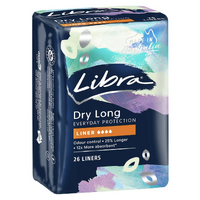 Libra Liners Dry Long Every Protection Odour Control - 1 Pack of 26 Liner