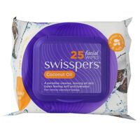 SWISSPERS PK25 FACIAL CLEANSING WIPES COCONUT OIL