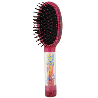 Indulge Kids Hair Brushes With Hair Ties/Clips Set - Assorted Colours