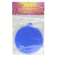 Kwik Life Kitchen Scourer Silicone Assorted Colours Blue Purple & Green