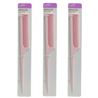3x Indulge Tail Comb Hair Brush - Pink