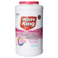 White King Fabric Stain Remover Triple Enzyme Action Safe On Colours 2kg Regular