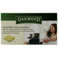 Oakwood Microfibre Towel Cleaner Washable And Reusable Towel 200mm x 200mm