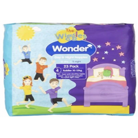 Wonder Pk23 the Wiggles Day & Night Nappies Toddler 10-15 Kg Size 4