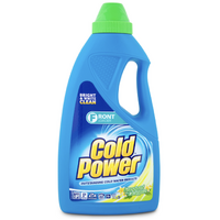 Cold Power Laundry Detergent Bright & White Clean 1L - Frangipani & Eucalyptus