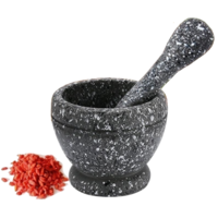 Resin Mortar Pestle Set Garlic Herb Spice Mixing Grinding Crusher Bowl Restaurant Kitchen Tools