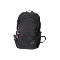 FIB Mens Backpack Travel School Rucksack Travel Shoulder Bag - Black