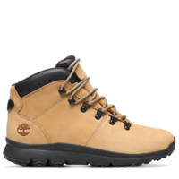 Timberland Mens World Hiker Boots Trail Hiking Shoes - Beige Nubuck Leather