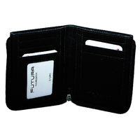 Futura RFID Leather Zip Around Wallet - Brown