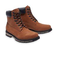 Timberland Mens Radford 6 Inch Leather Boot Waterproof Shoes - Rust Nubuck