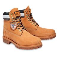 Timberland Mens 6-Inch Heritage Rubber Cupsole Boot - Wheat Nubuck with Black