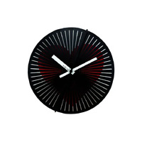 NeXtime 30.5cm Motion Wall Clock High Torque Analogue - Red Heart 