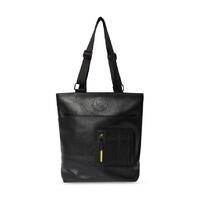 Dr. Martens Womens Milled Nappa Soft Leather Tote Bag Large Handbag - Black