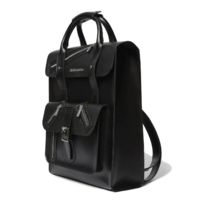 Dr. Martens Kiev Leather Backpack Bag w Zip - Black