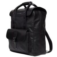 Dr Martens Mens Backpack Travel Rucksack Bag - Black Smooth